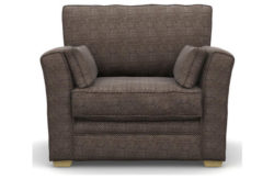 Heart of House Malton Fabric Cuddle Chair - Shale